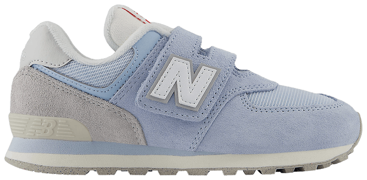 New Balance 574 Hook  Loop Little Kid Wide Light Chrome Blue