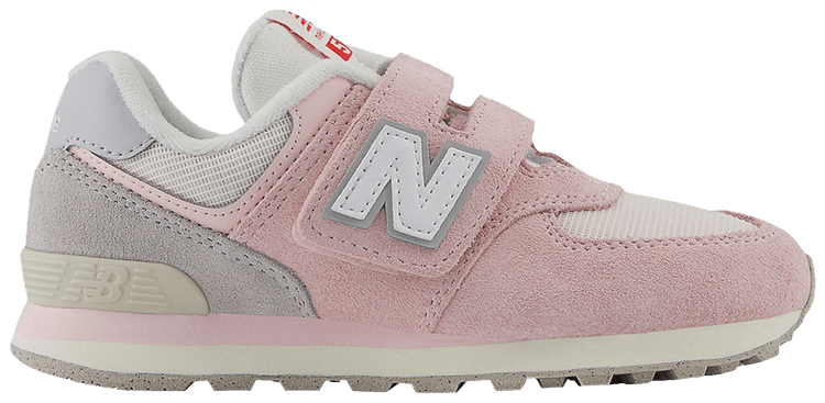 New Balance 574 Hook  Loop Little Kid Wide Rose Sugar