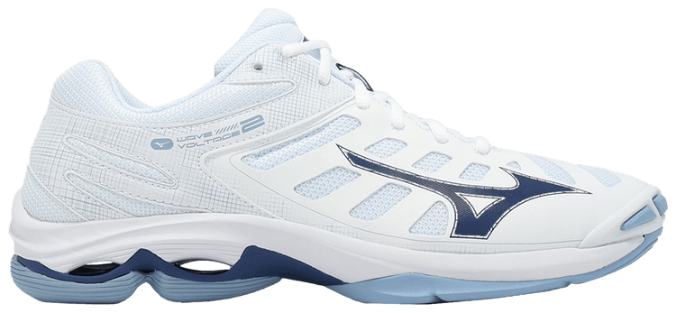 Mizuno Wave Voltage 2 White Bellwether Blue