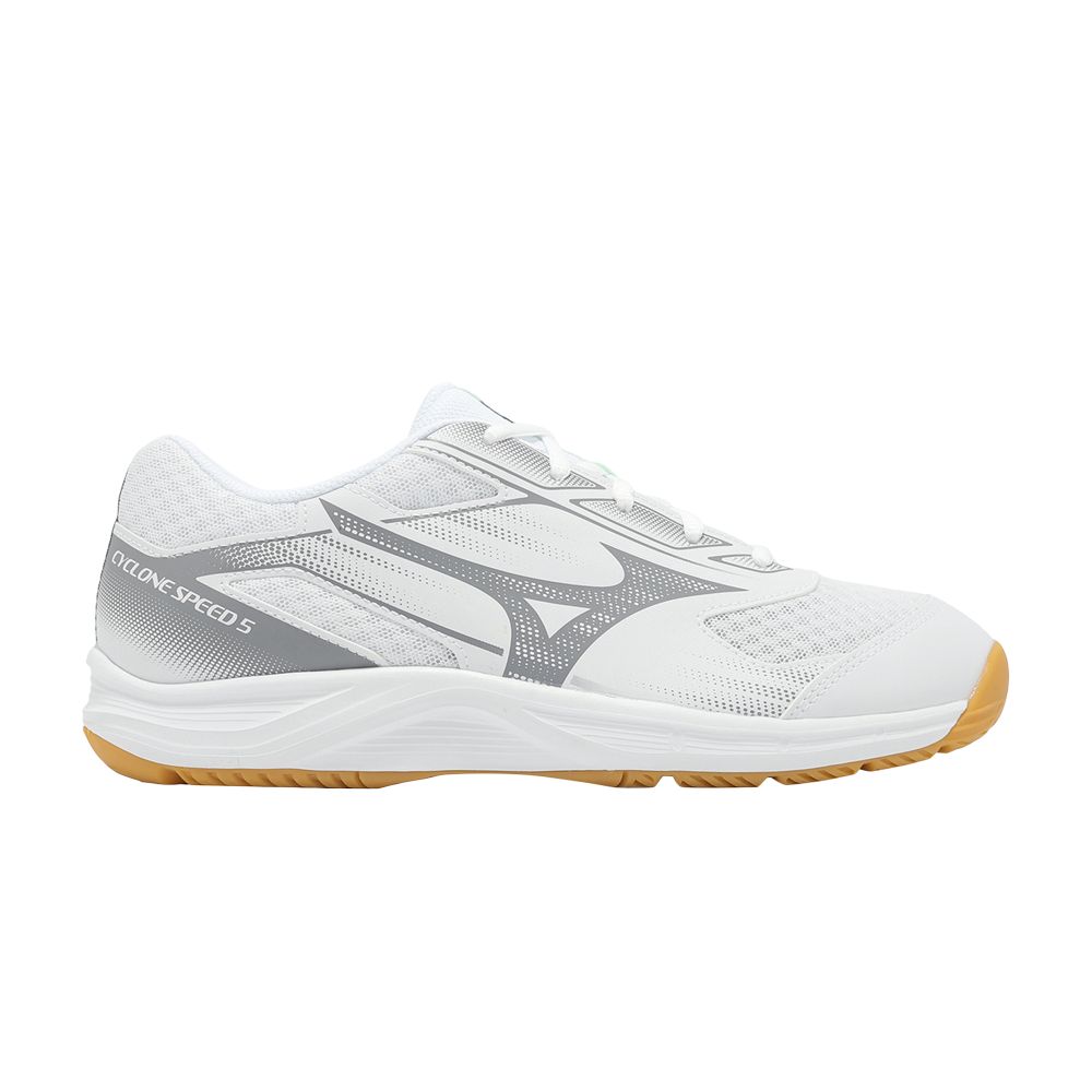 Pre-owned Mizuno Cyclone Speed 5 'white Tradewinds' | Men's Size 12