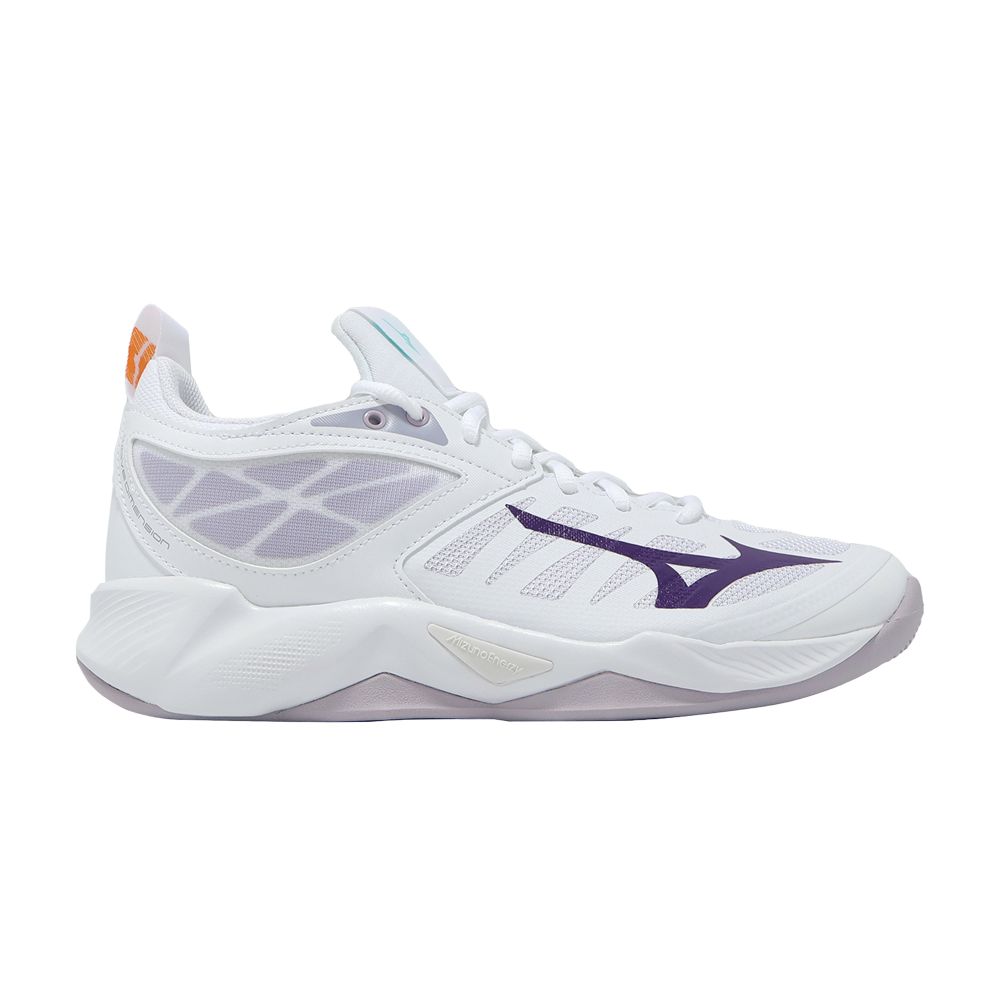 Pre-owned Mizuno Wmns Wave Dimension 'white Violet Indigo' | Women's Size 6