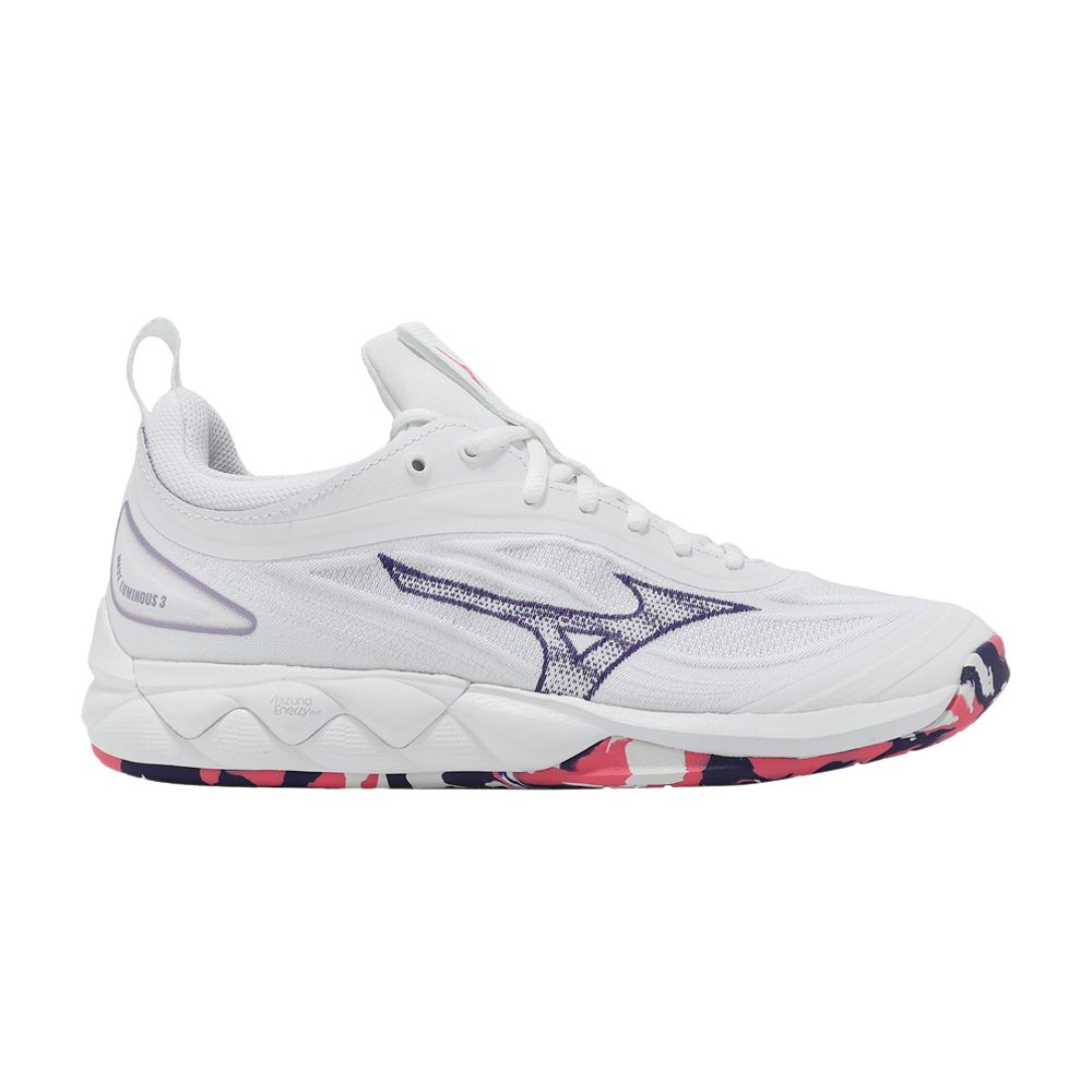 Mizuno Wmns Wave Luminous 3 'White Violet Indigo' | Women's Size 6 - V1GC242020