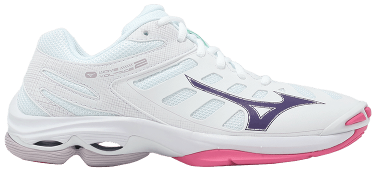 Mizuno Wmns Wave Voltage 2 White Violet Indigo
