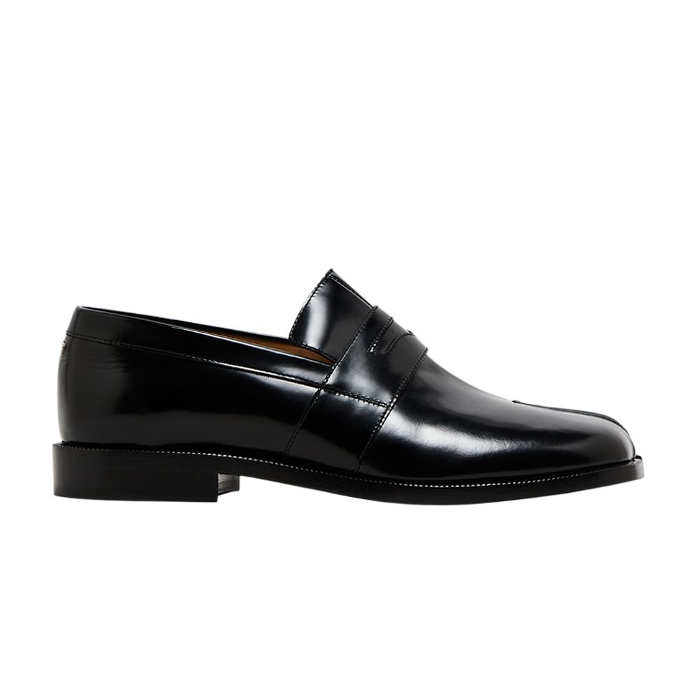 Pre-owned Maison Margiela Wmns Tabi Penny Loafers 'black' | Women's Size 36.5