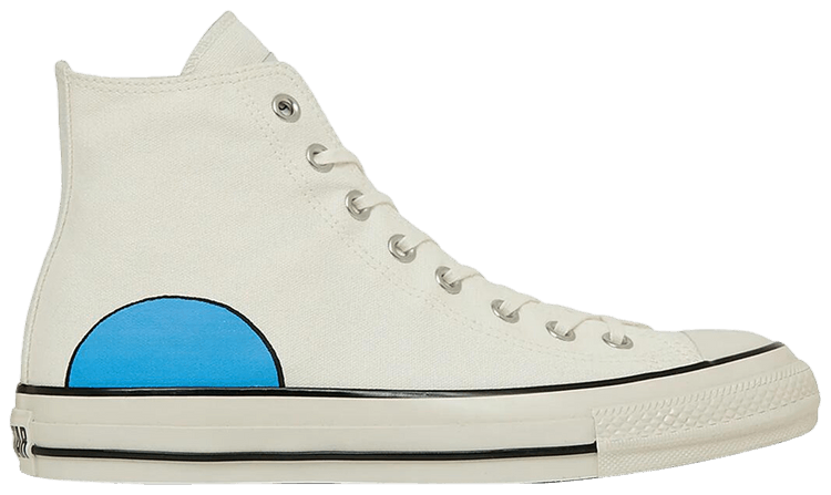 Doraemon x Converse Chuck Taylor All Star Aged FP High 55th Anniversary Pack   Off White