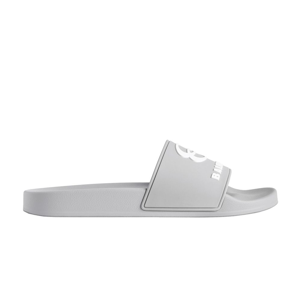 Pre-owned Balenciaga Unity Sports Icon Pool Slides 'grey' | Men's Size 42 In Gray