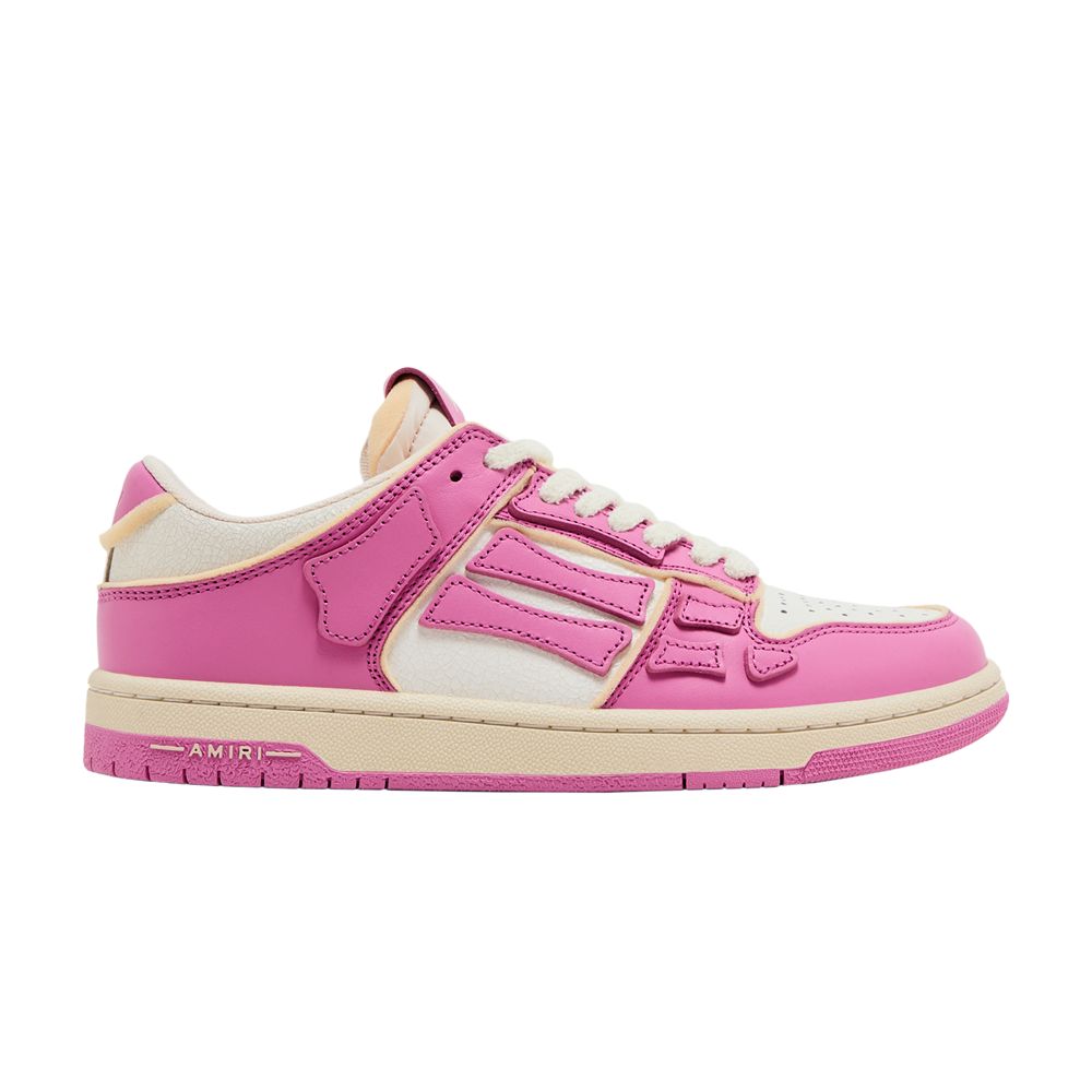 Pre-owned Amiri Wmns Skel Top Low 'collegiate - Fuchsia Pink' | Women's Size 37