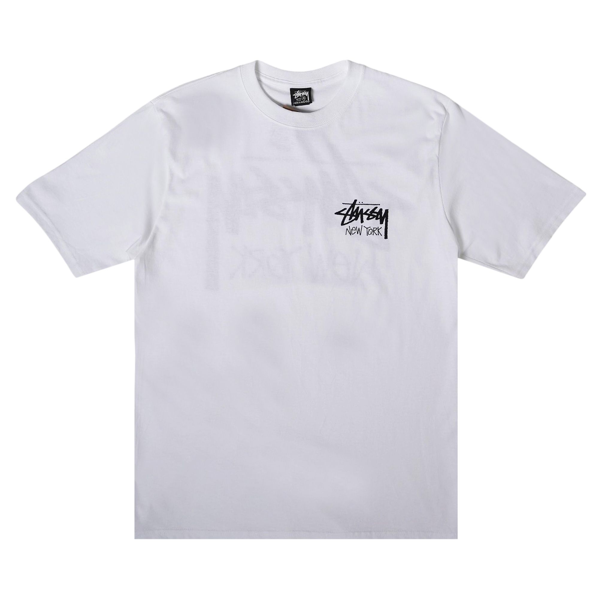Pre-owned Stussy Stock New York Tee 'white' | Men's Size Xl