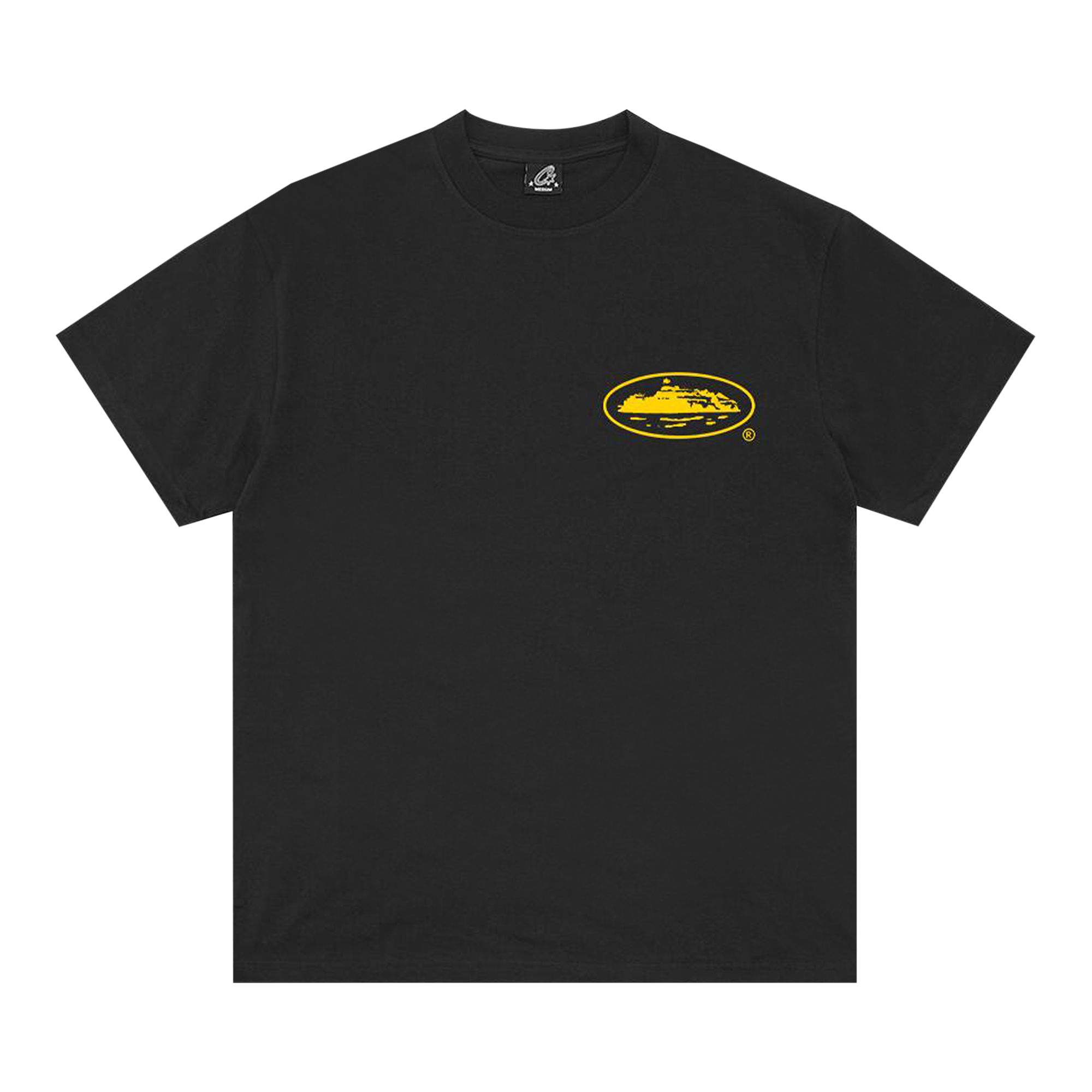 Pre-owned Corteiz Og Island Tee 'black/yellow' | Men's Size L