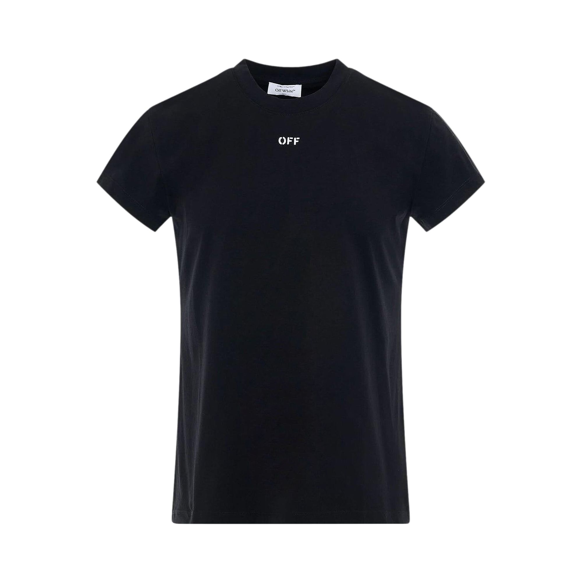 Pre-owned Off-white Off Stamp Shaped Tee 'black/white' | Men's Size S