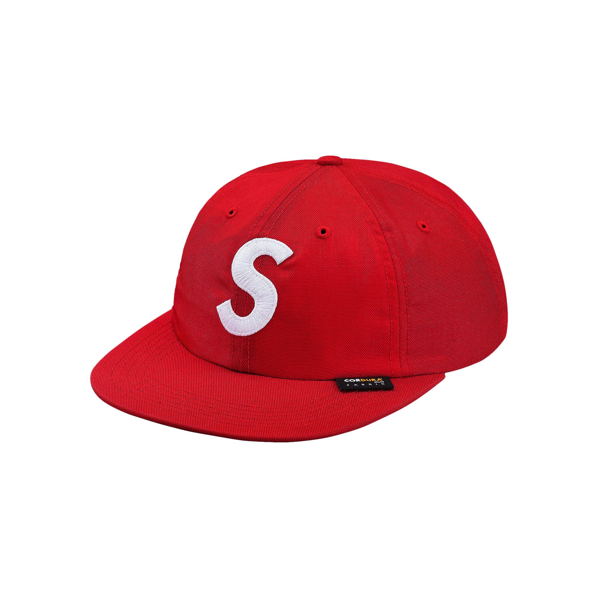Pre-owned Supreme Cordura S Logo 6 Panel Cap 'red' | Men's Size Onesize