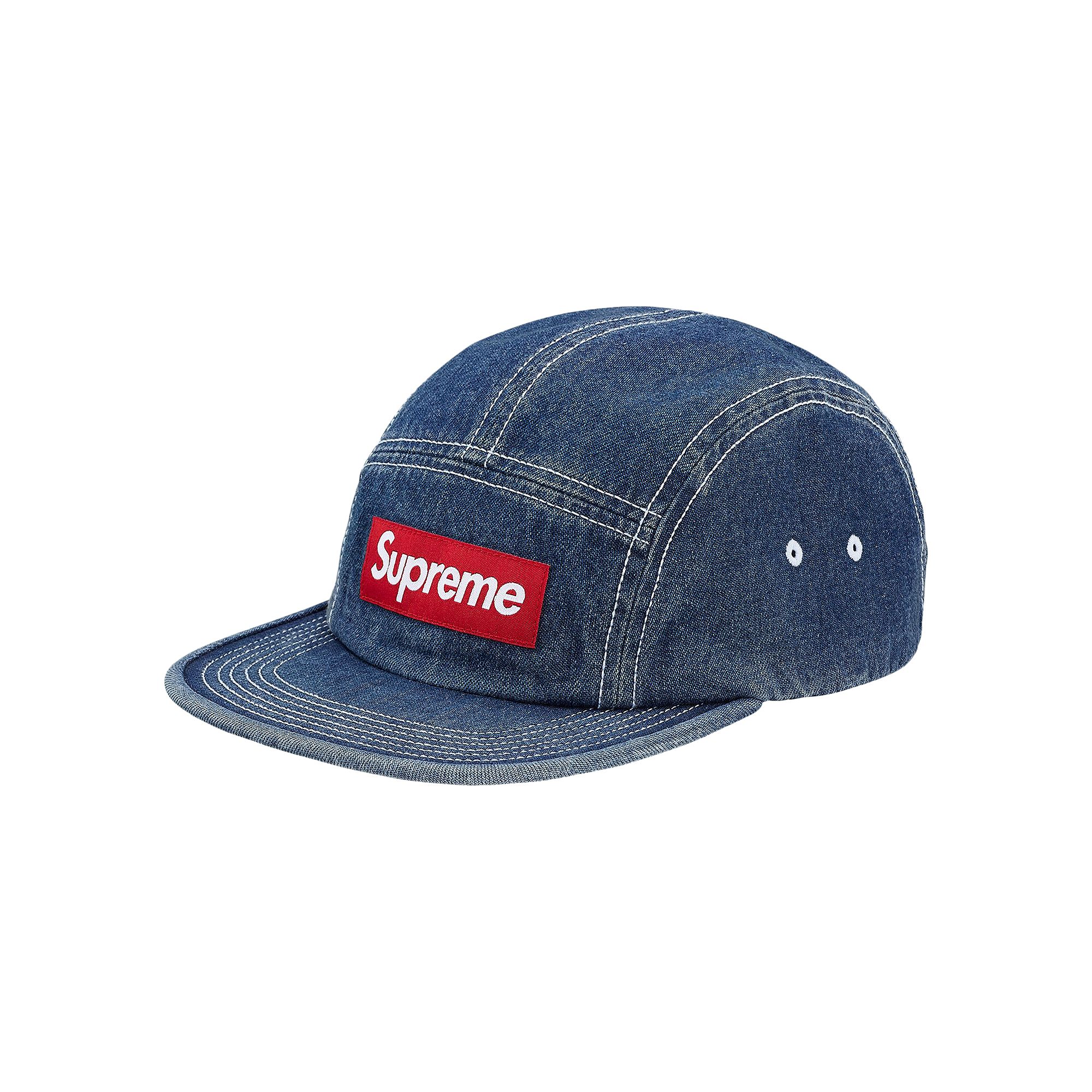 Pre-owned Supreme Contrast Stitch Camp Cap 'denim' | Blue | Men's Size Onesize
