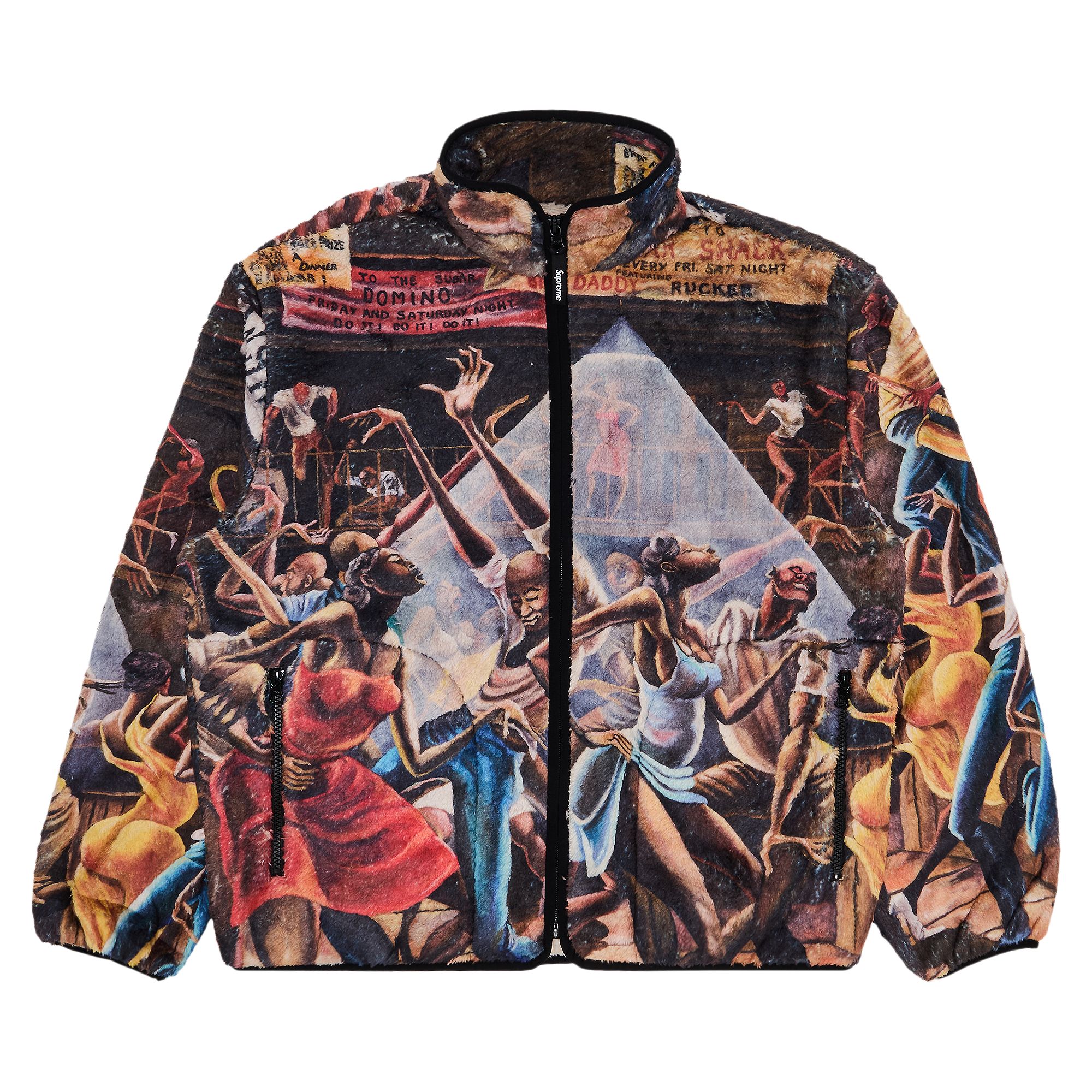Pre-owned Supreme X Ernie Barnes Fleece Jacket 'multicolor' | Multi-color | Men's Size L