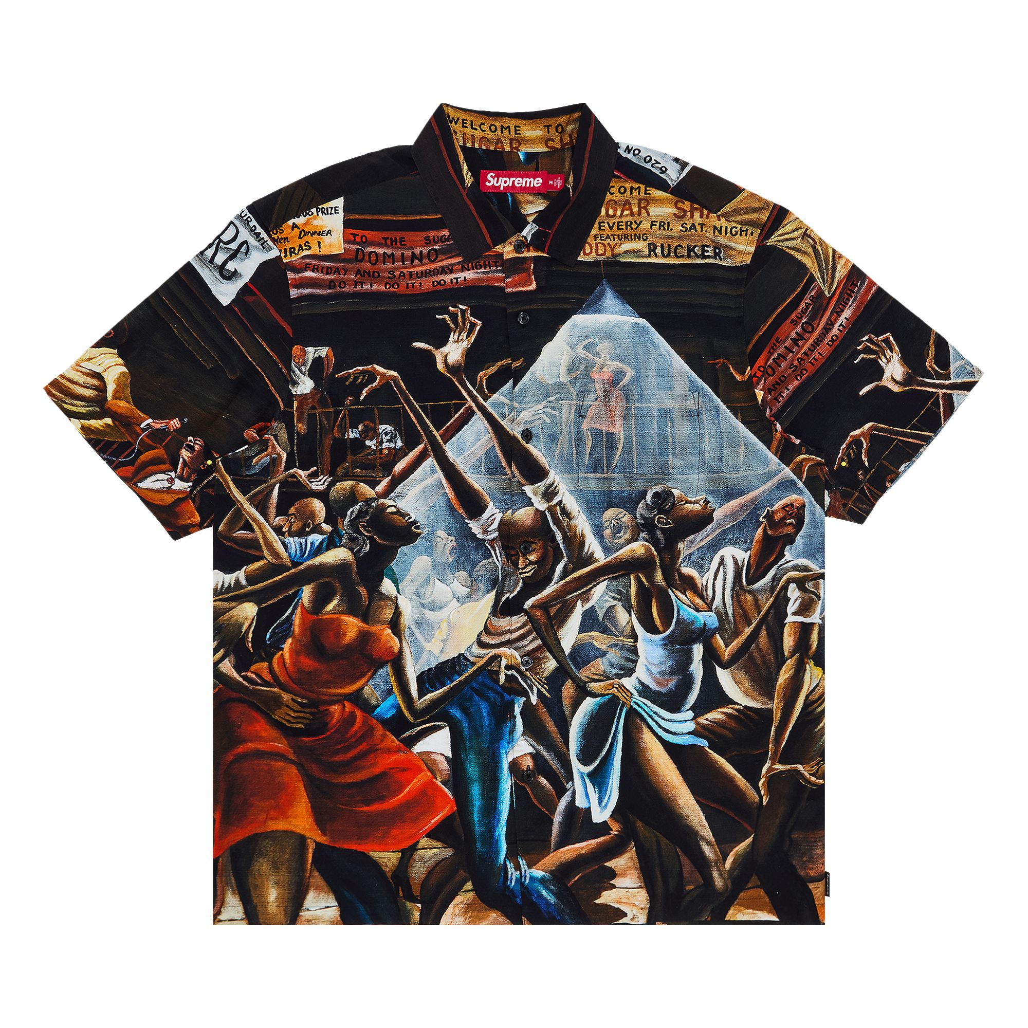 Pre-owned Supreme X Ernie Barnes Short-sleeve Shirt 'dance' | Multi-color | Men's Size L