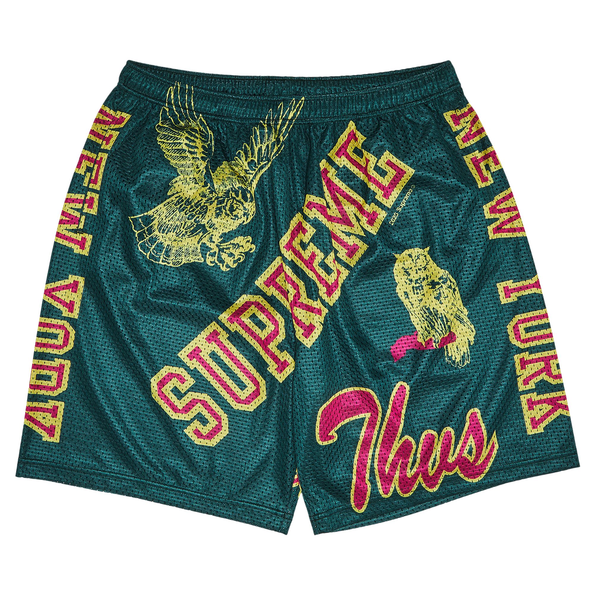 Pre-owned Supreme Varsity Mesh Short 'dark Green' | Men's Size M