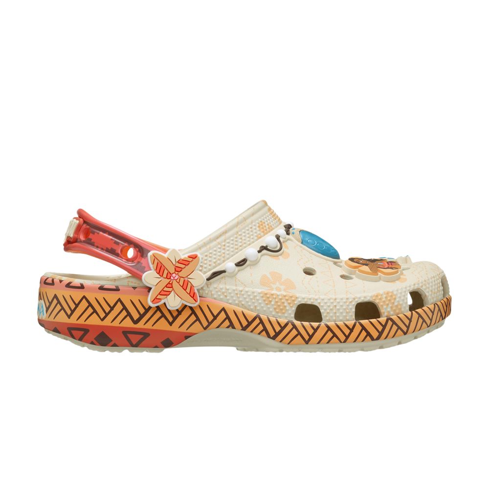 Pre-owned Crocs Disney X  Classic Clog Kids 'moana' | Tan | Kid's Size 11