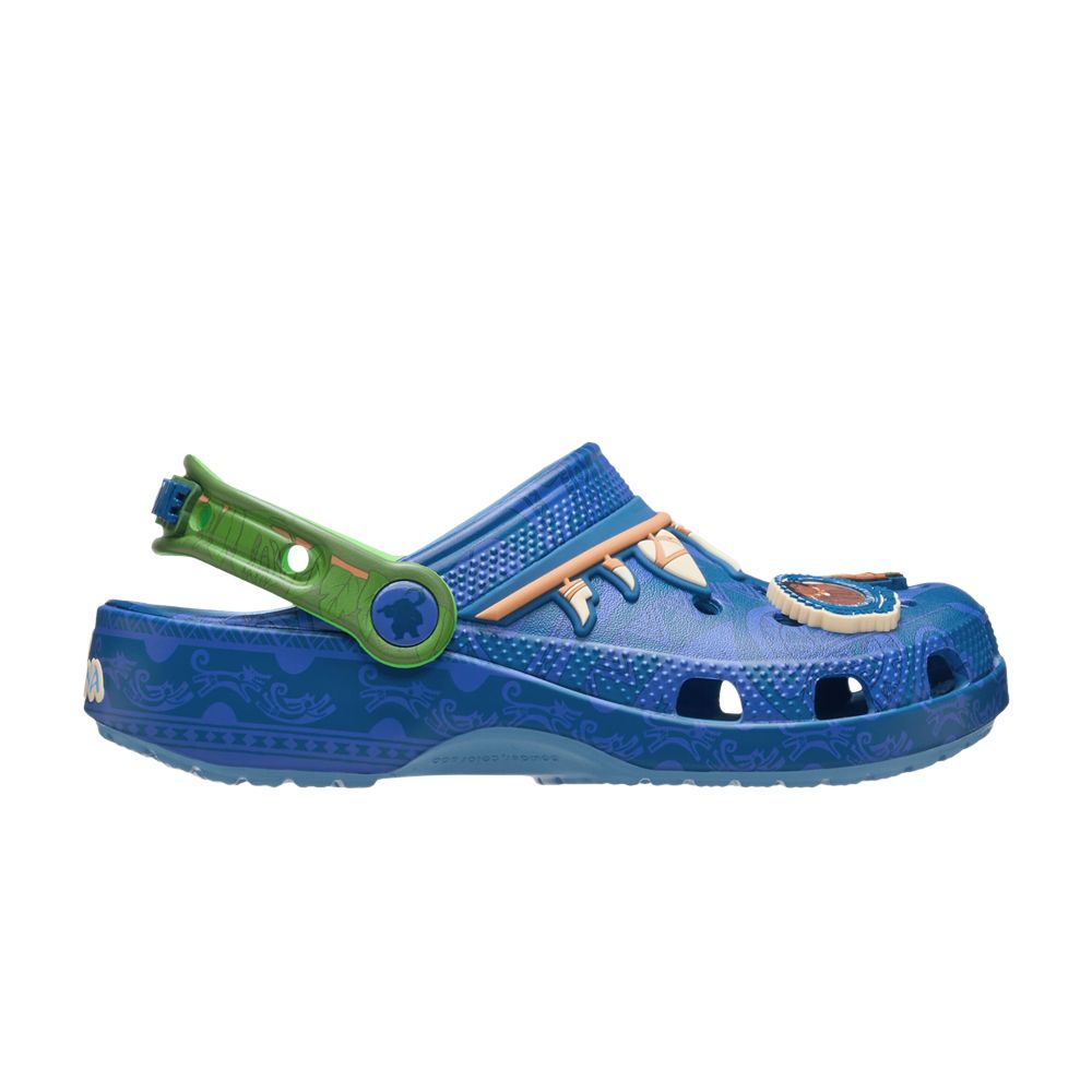 Pre-owned Crocs Disney X Classic Clog Kids 'maui' | Blue | Kid's Size 1
