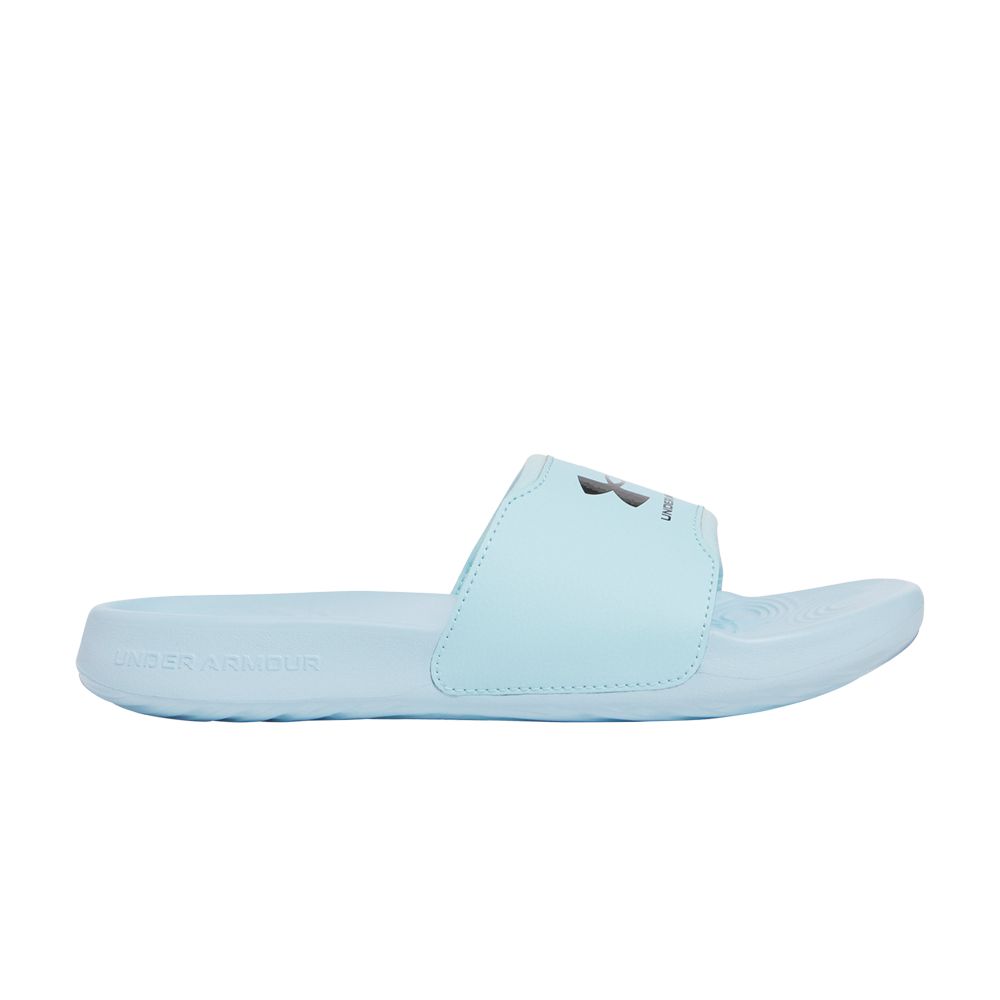 Pre-owned Under Armour Wmns Ignite Select Slide 'stream' | Blue | Women's Size 9