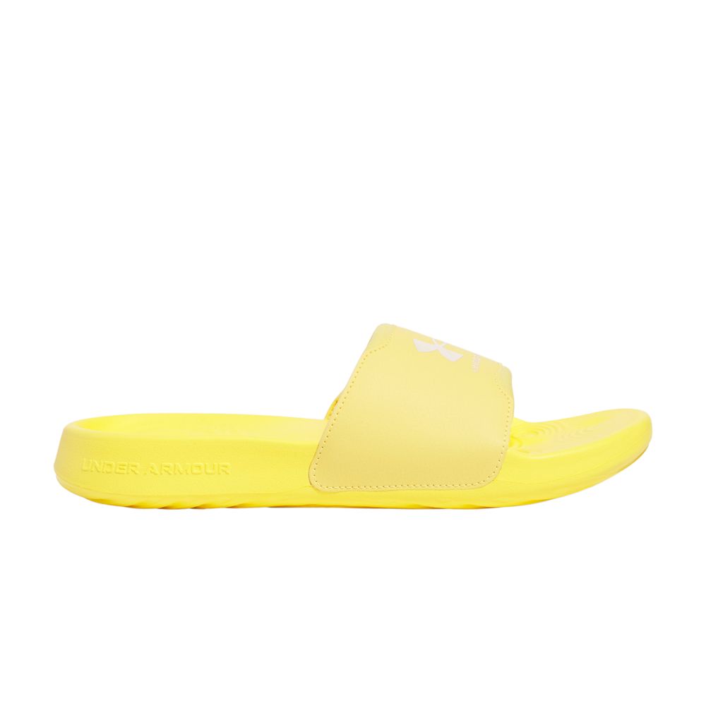 Pre-owned Under Armour Wmns Ignite Select Slide 'sunspark' | Yellow | Women's Size 6