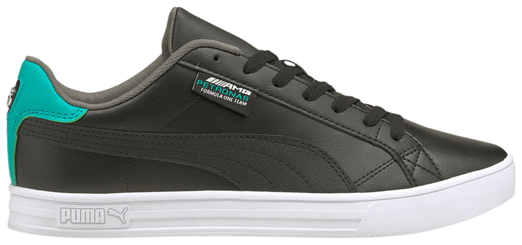 Mercedes AMG Petronas F1 x Puma Smash Vulc V3 Low Black Spectra Green