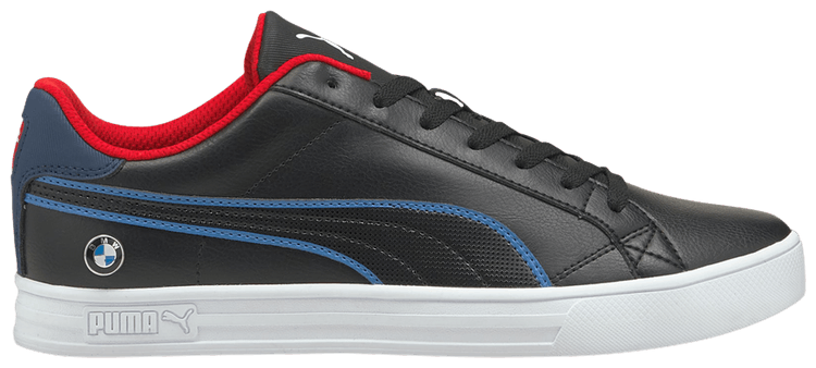 Puma BMW M Motorsport x Smash Vulc V3 Low Black Estate Blue Red