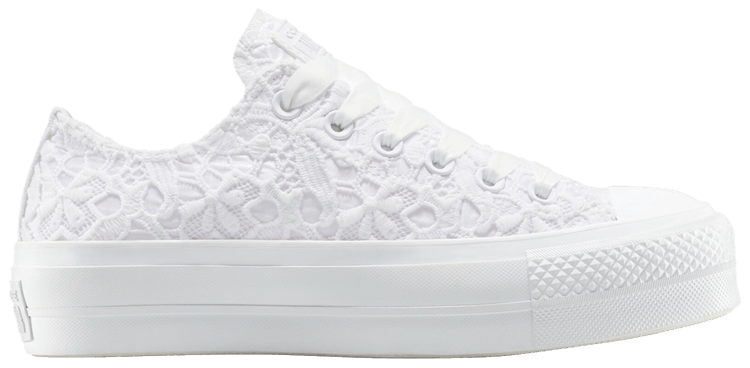Converse Wmns Chuck Taylor All Star Low Lace   Triple White