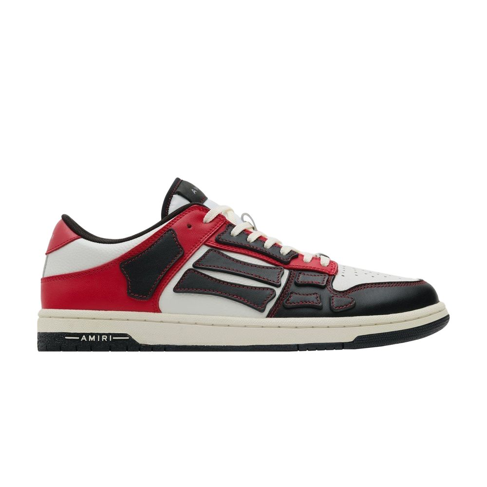 Pre-owned Amiri Skel Top Low 'black Red White' | Men's Size 43