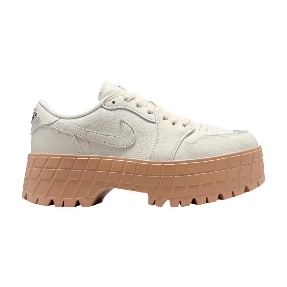 Pre-owned Air Jordan Wmns 1 Low Brooklyn 'light Madder Root' | Cream | Women's Size 8 In White