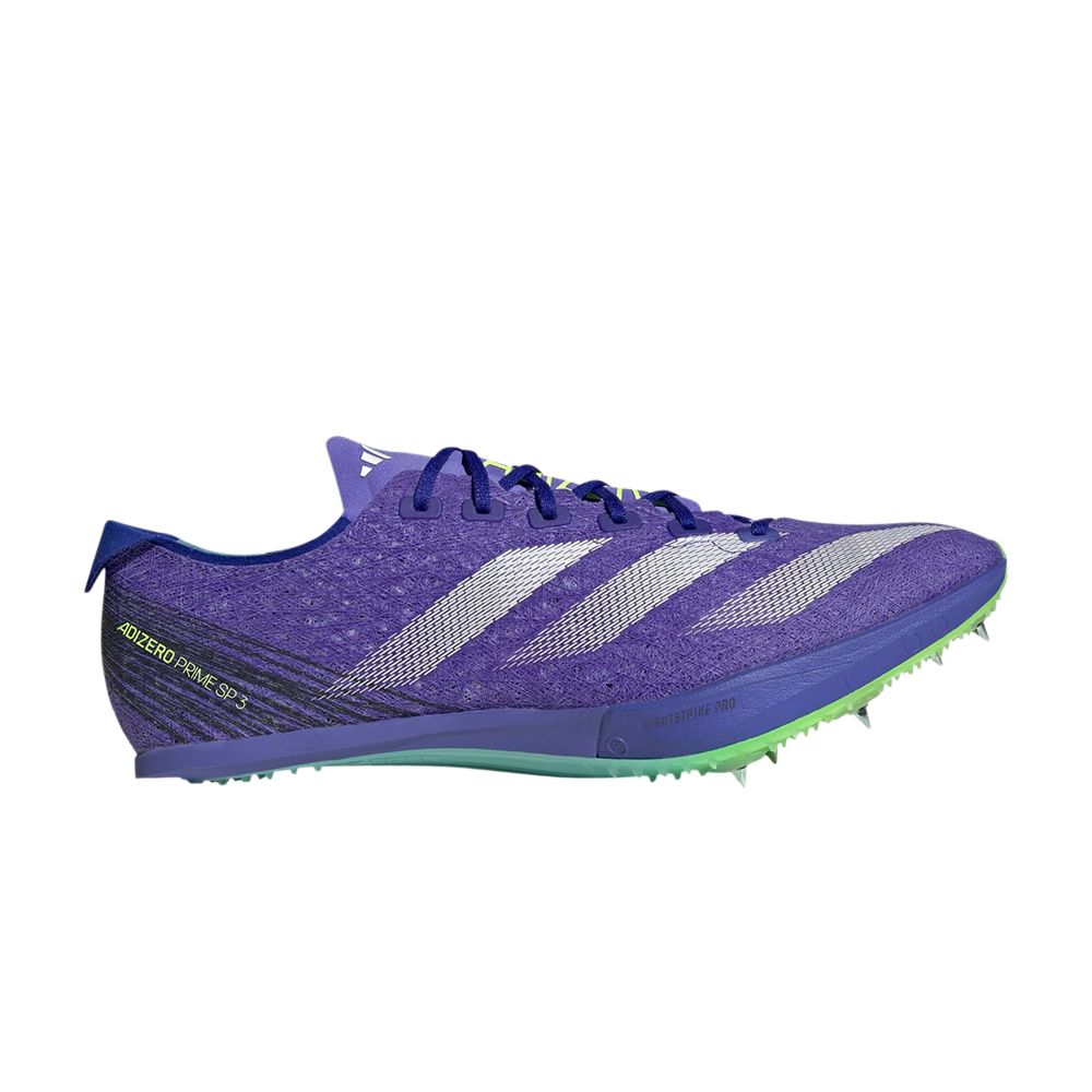 adidas Adizero Prime SP 3 Strung 'Cobalt Blue Lucid Lemon' | Men's Size 7 - IH5222