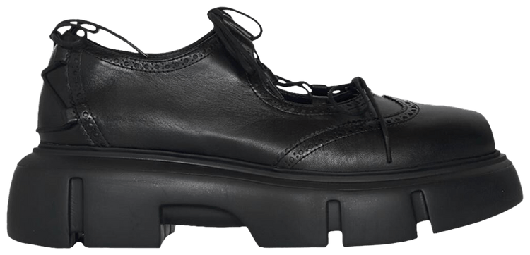 Simone Rocha Wmns Platform Ghillie Brogue Sandal Black