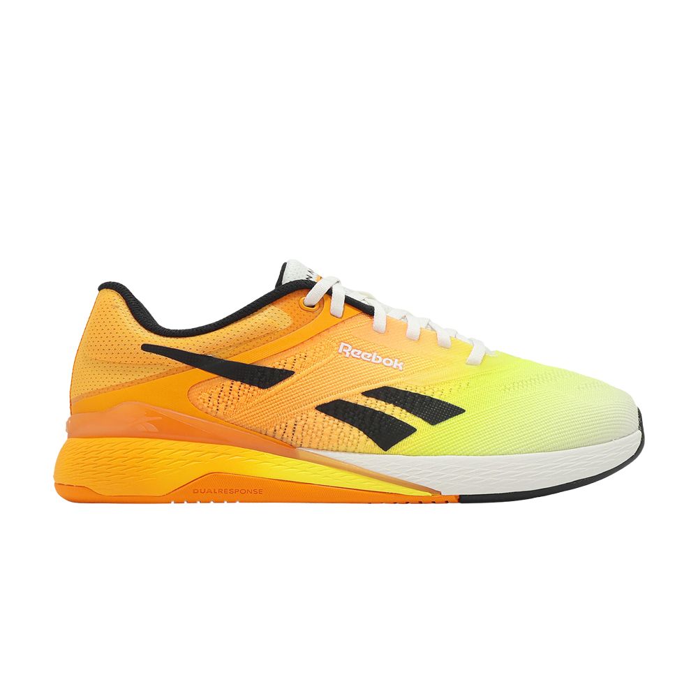 Reebok Nano X5 'Chalk Black Electric Amber' | Yellow | Men's Size 9.5 - 100209367