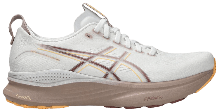 Asics Wmns Gel Kayano 32 White Taupe Orange Glow