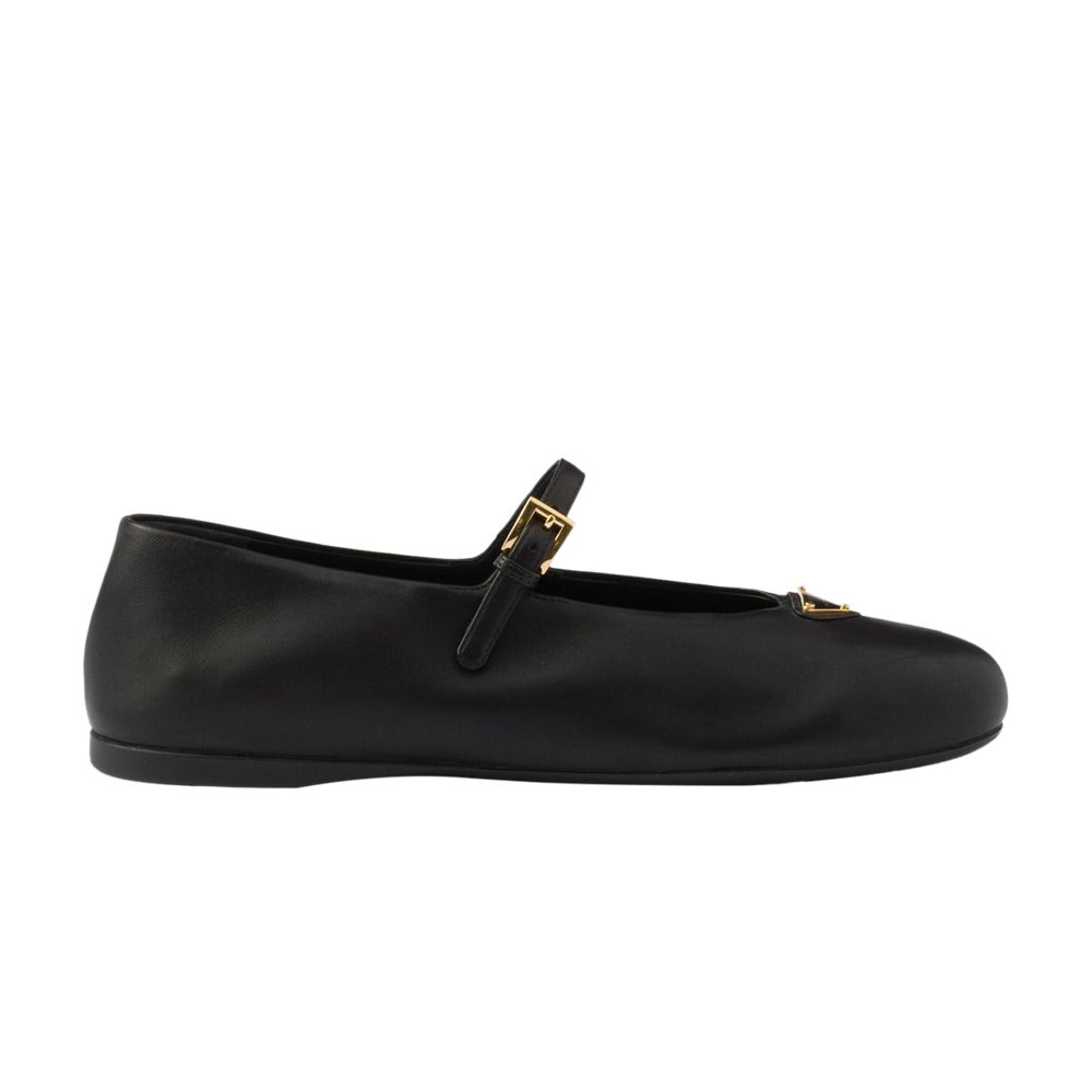 Pre-owned Prada Wmns Nappa Leather Ballerinas 'black' | Women's Size 2.5