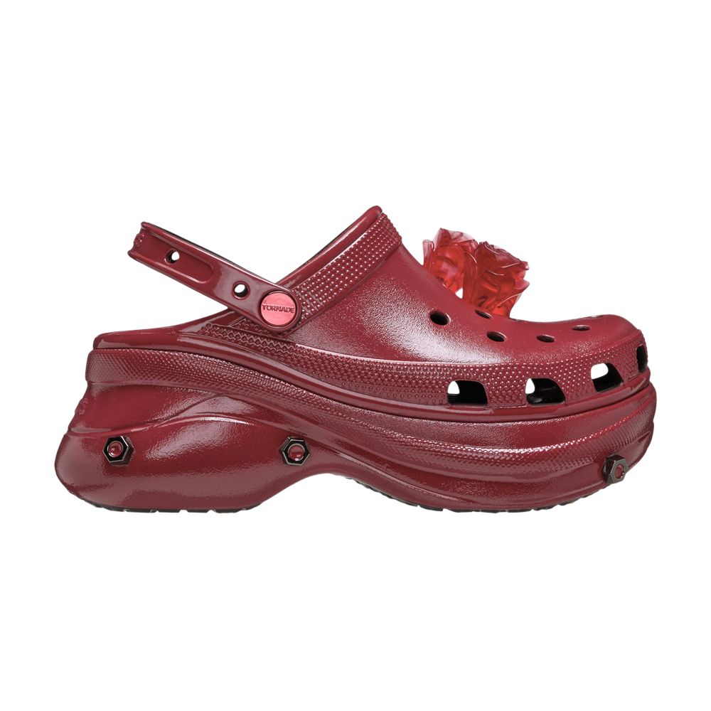 Pre-owned Crocs Louane X Wmns Classic Bae Clog 'red Rose' | Women's Size 10