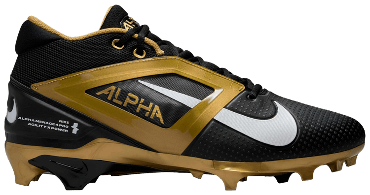 Nike Alpha Menace 4 Pro Black Metallic Gold