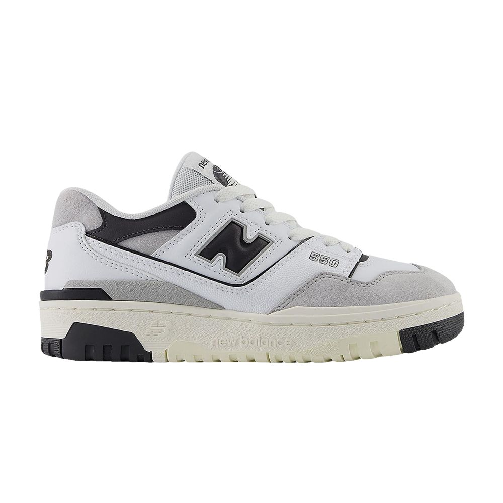 New Balance 550 Big Kid 'White Black Cement' | Kid's Size 3.5 - GSB550BW