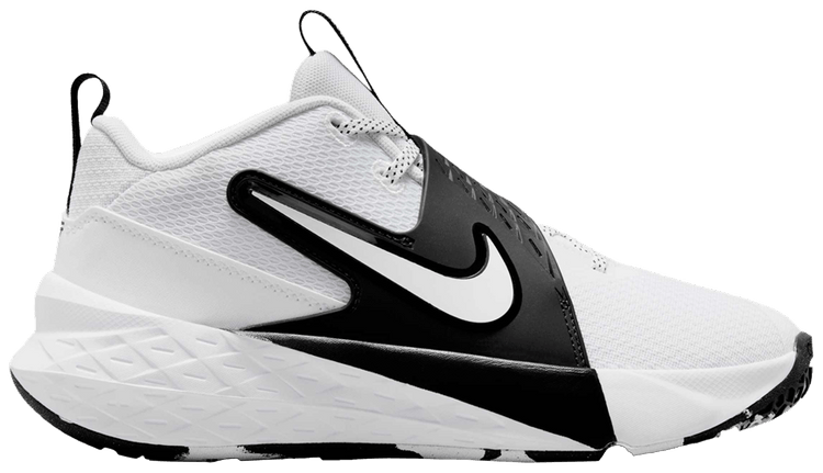 Nike Team Hustle D12 GS White Black