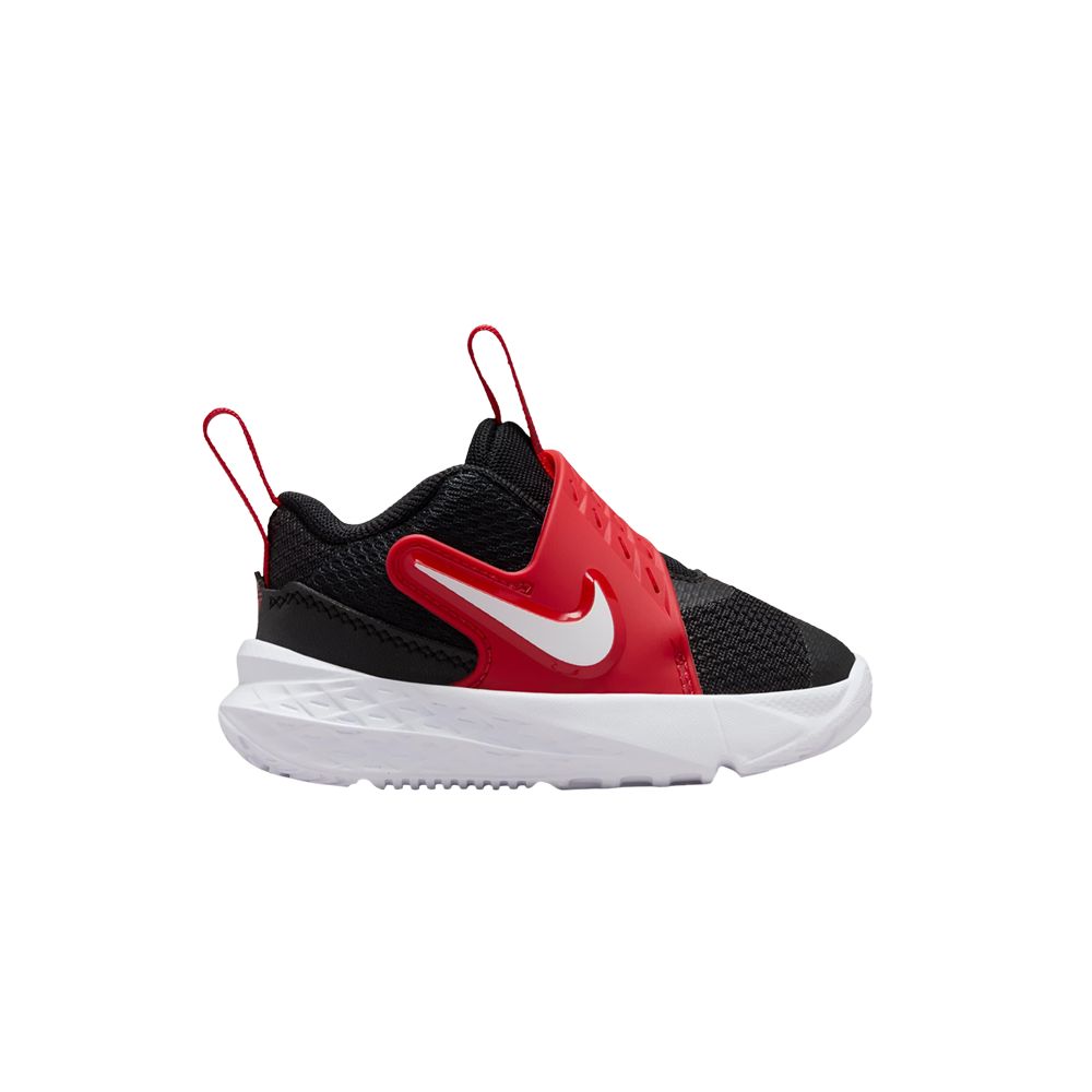 Nike Team Hustle D12 TD 'Black University Red' | Infant Size 4 - HF6281-001
