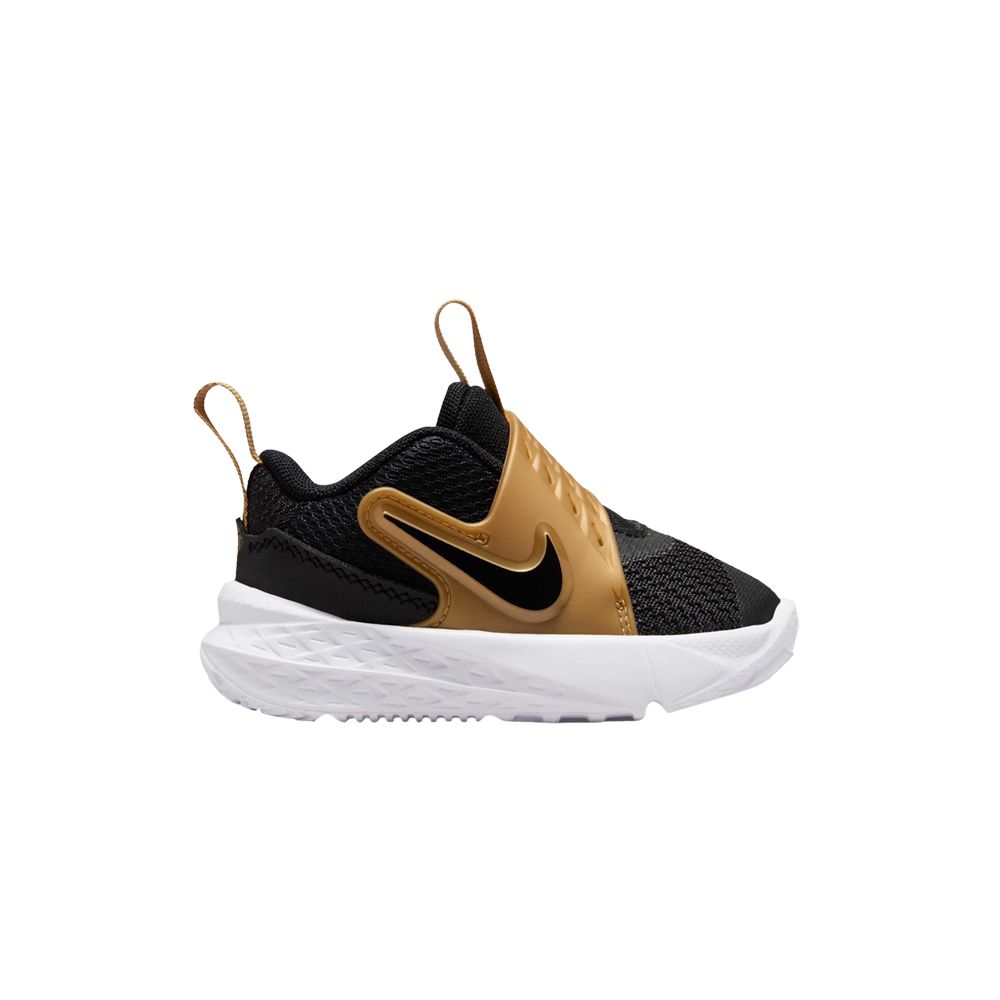 Nike Team Hustle D12 TD 'Black Metallic Gold' | Infant Size 10 - HF6281-003