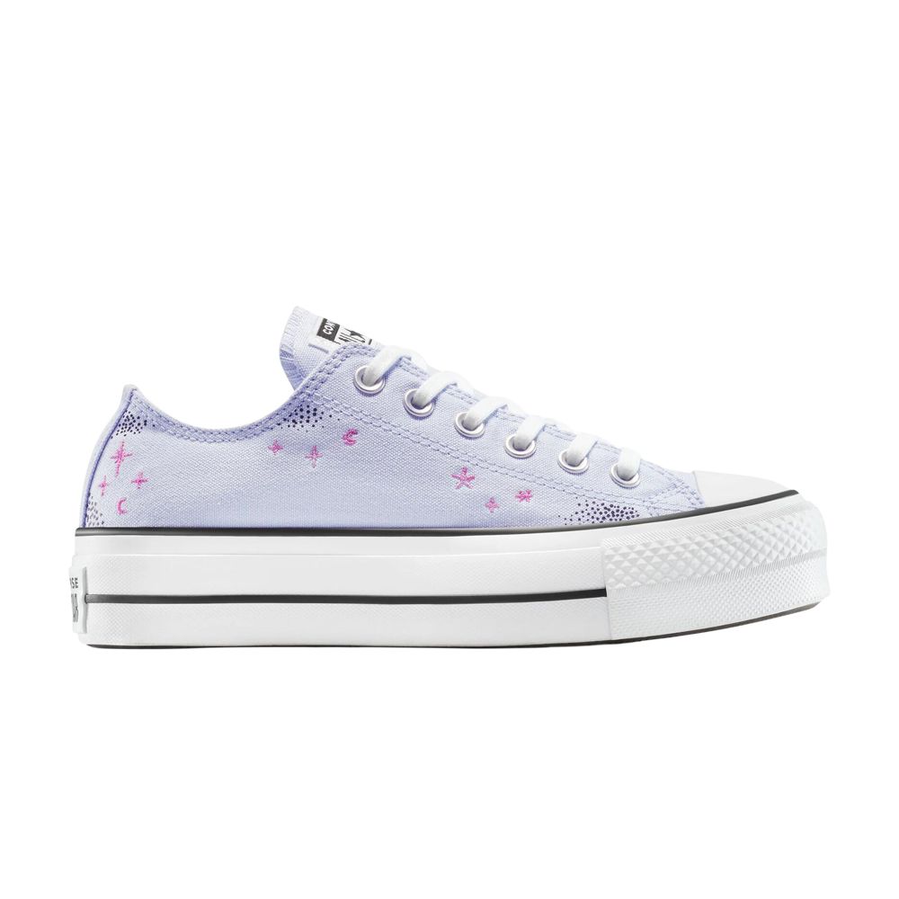 Pre-owned Converse Wmns Chuck Taylor All Star Lift Platform Low 'celestial' | Purple | Women's Size 5