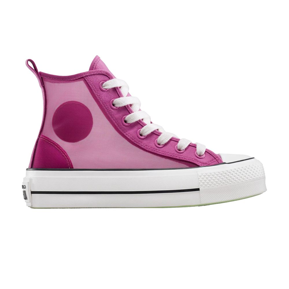 Pre-owned Converse Wmns Chuck Taylor All Star Lift Platform High 'translucent Color' | Purple | Women's Size 6