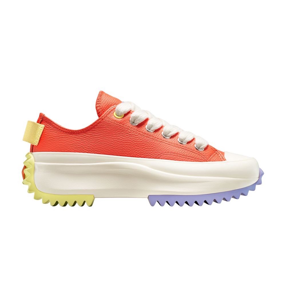 Pre-owned Converse Wmns Run Star Hike Platform Low 'color Pop - Vermillion Red' | Women's Size 8.5