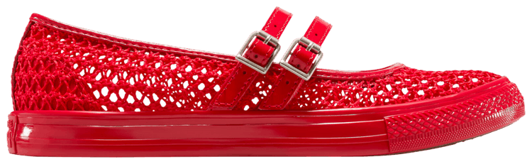 Converse Wmns Chuck Taylor All Star Dainty Mary Jane Knit Red
