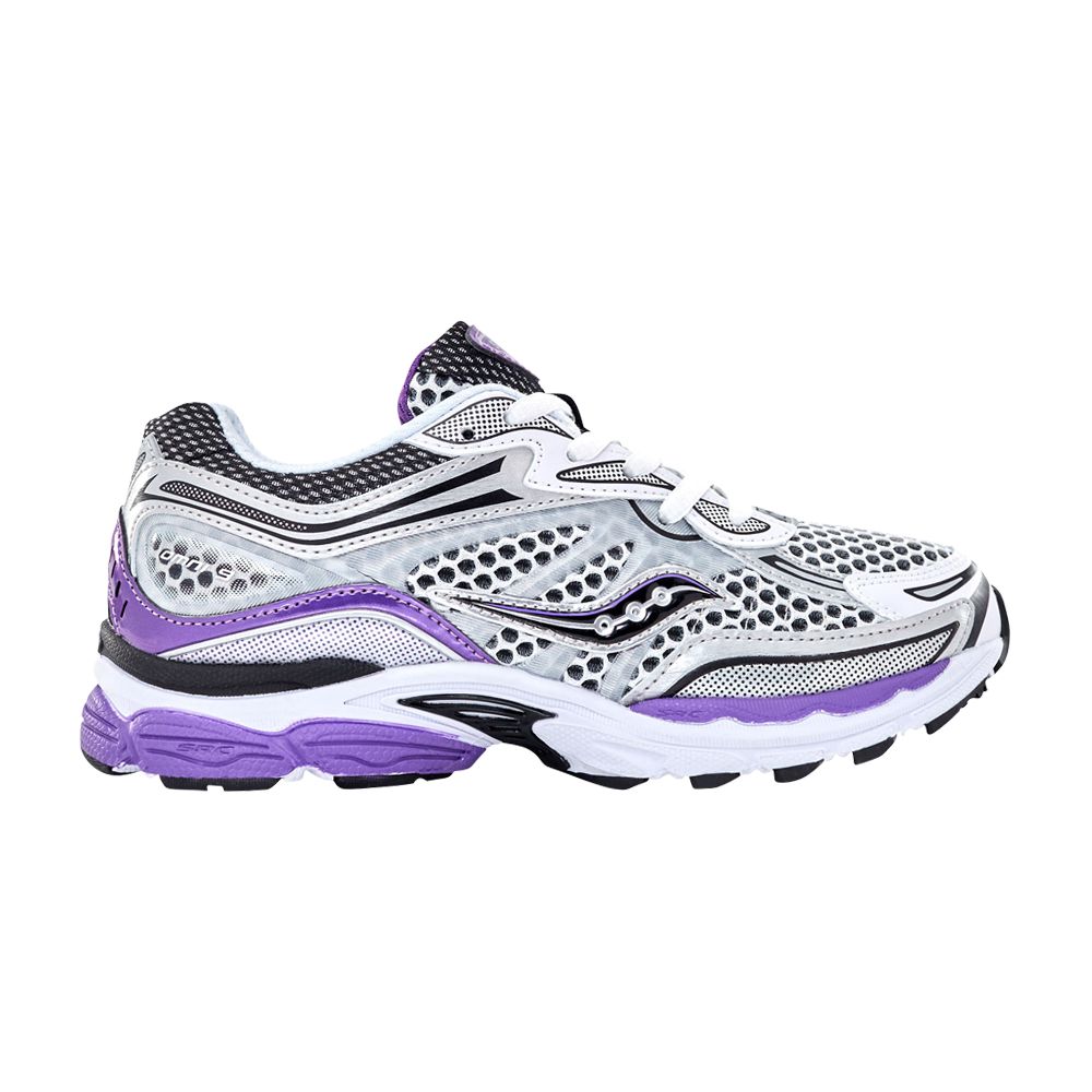 Pre-owned Saucony Progrid Omni 9 Kdz Big Kid 'silver Purple' | Kid's Size 5.5