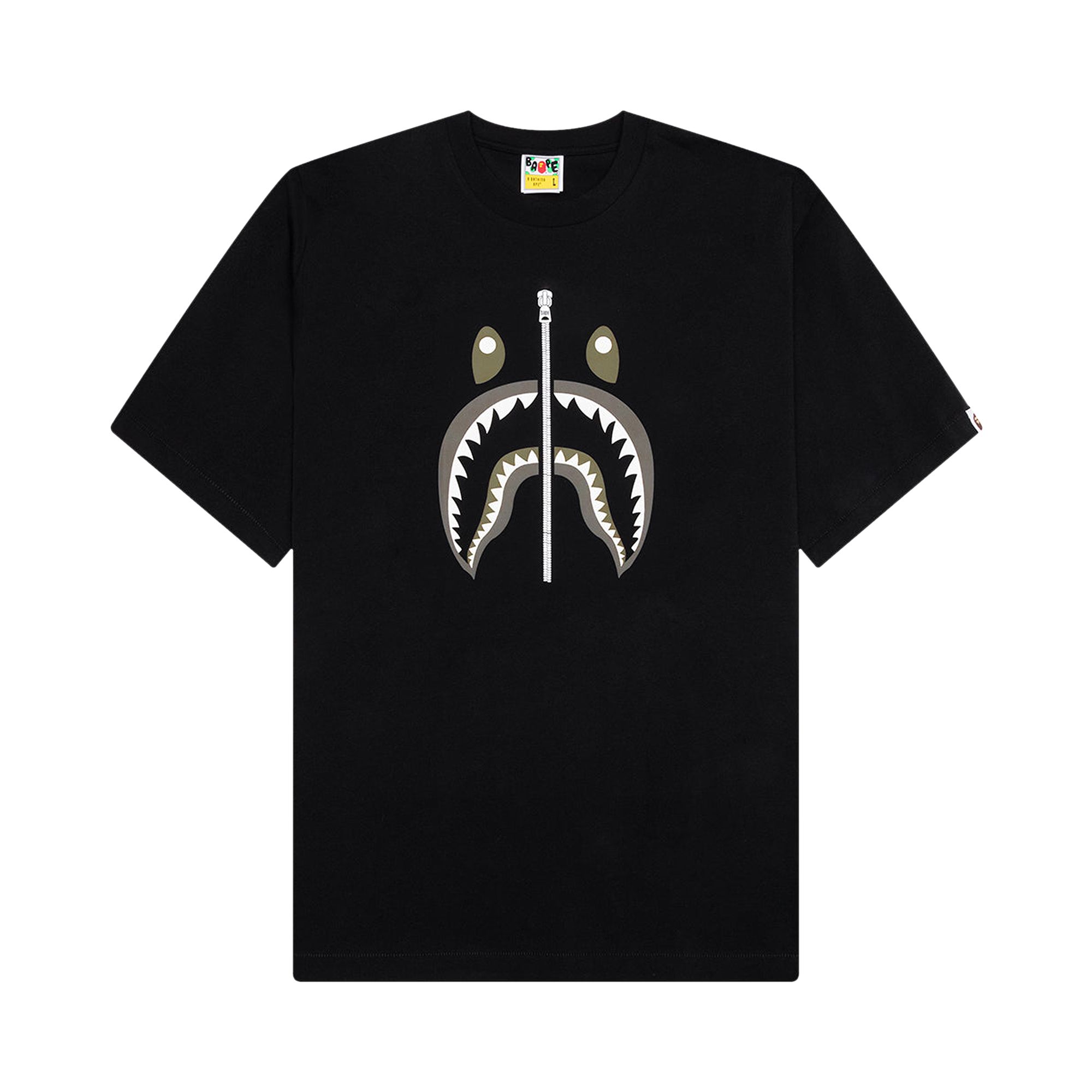 Pre-owned Bape Shark Tee #2 'black' | Men's Size L