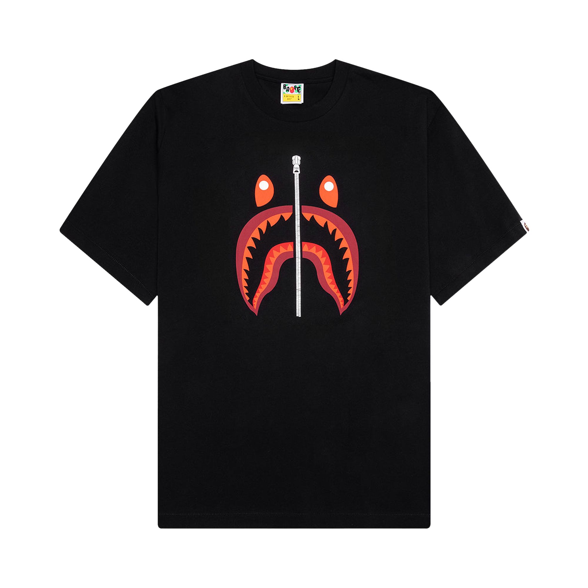 Pre-owned Bape Shark Tee Korea 'black' | Men's Size L