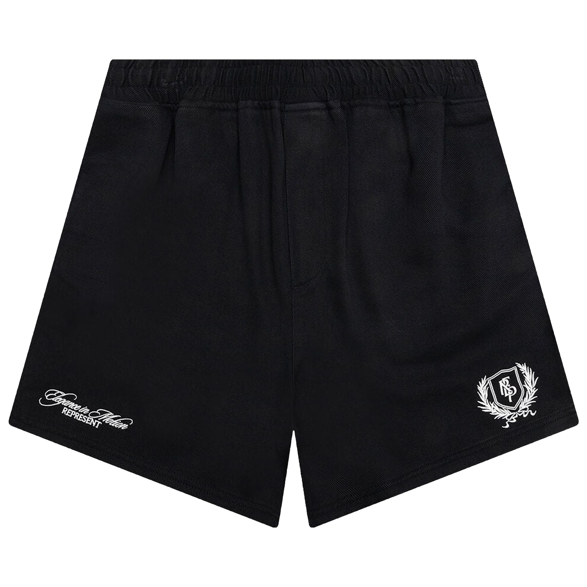 Pre-owned Represent Clo Crest Short 'jet Black' | Men's Size Xxl