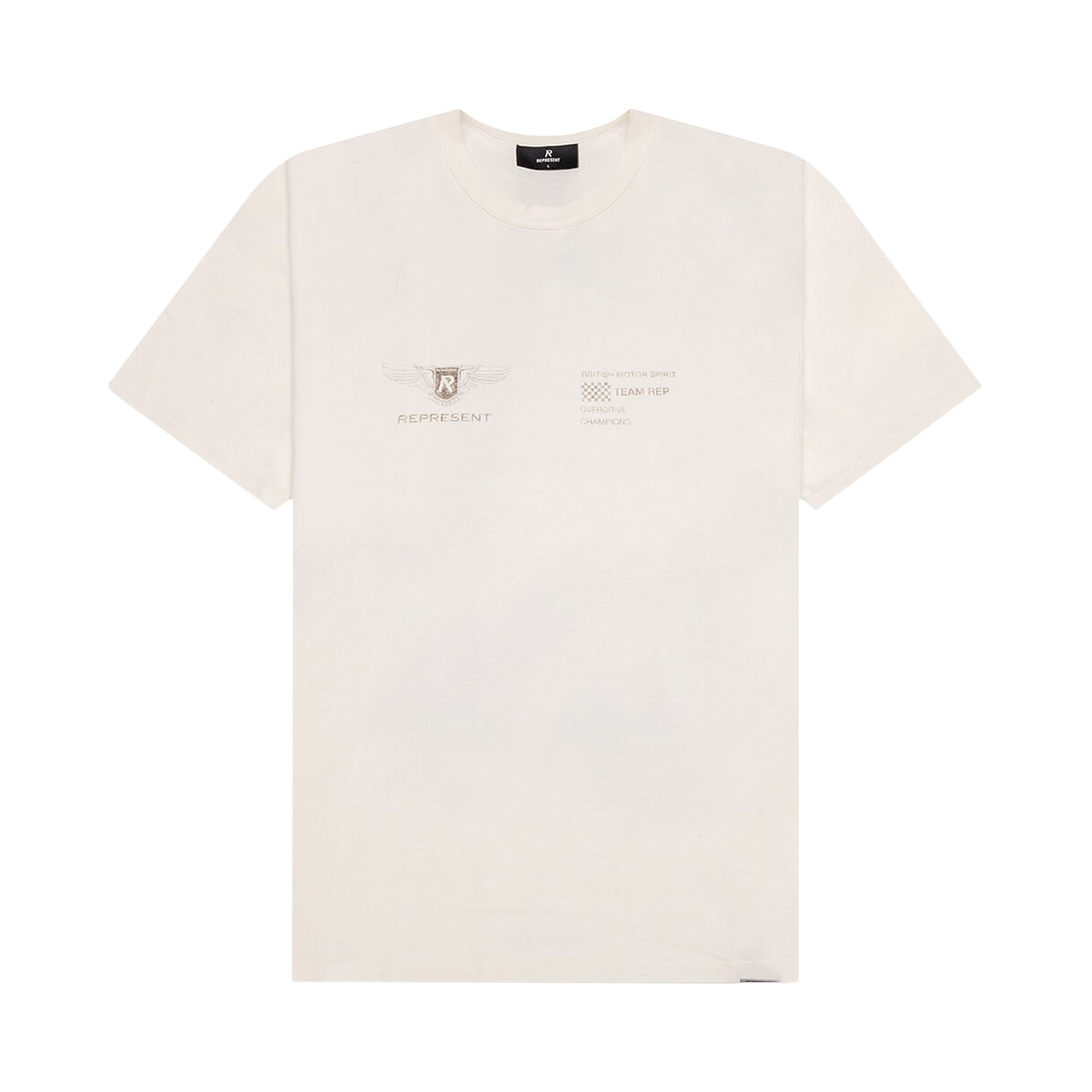 Pre-owned Represent Clo Team Rep T-shirt 'flat White' | Men's Size S