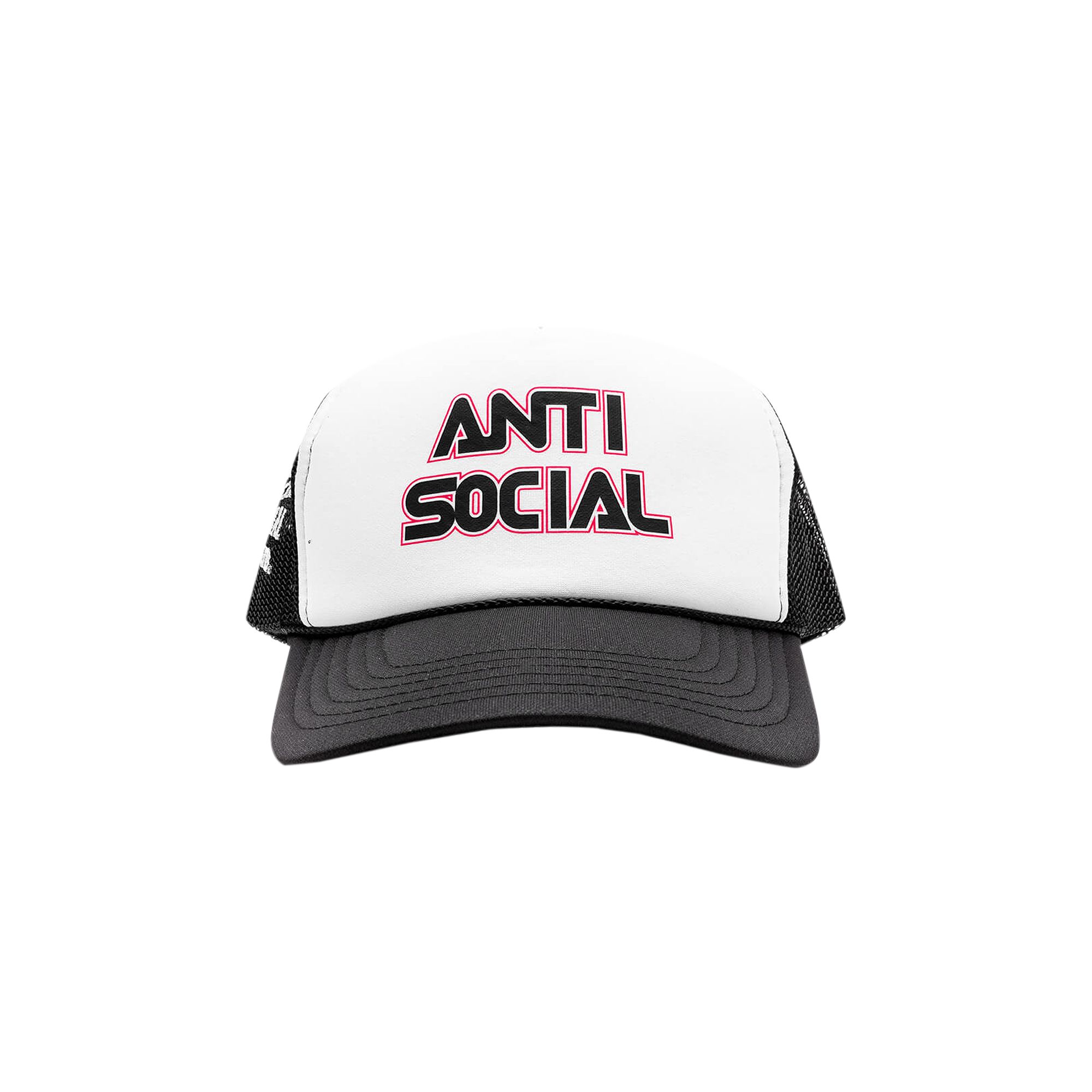 Pre-owned Anti Social Social Club Racing Trucker Hat 'black' | Men's Size Onesize