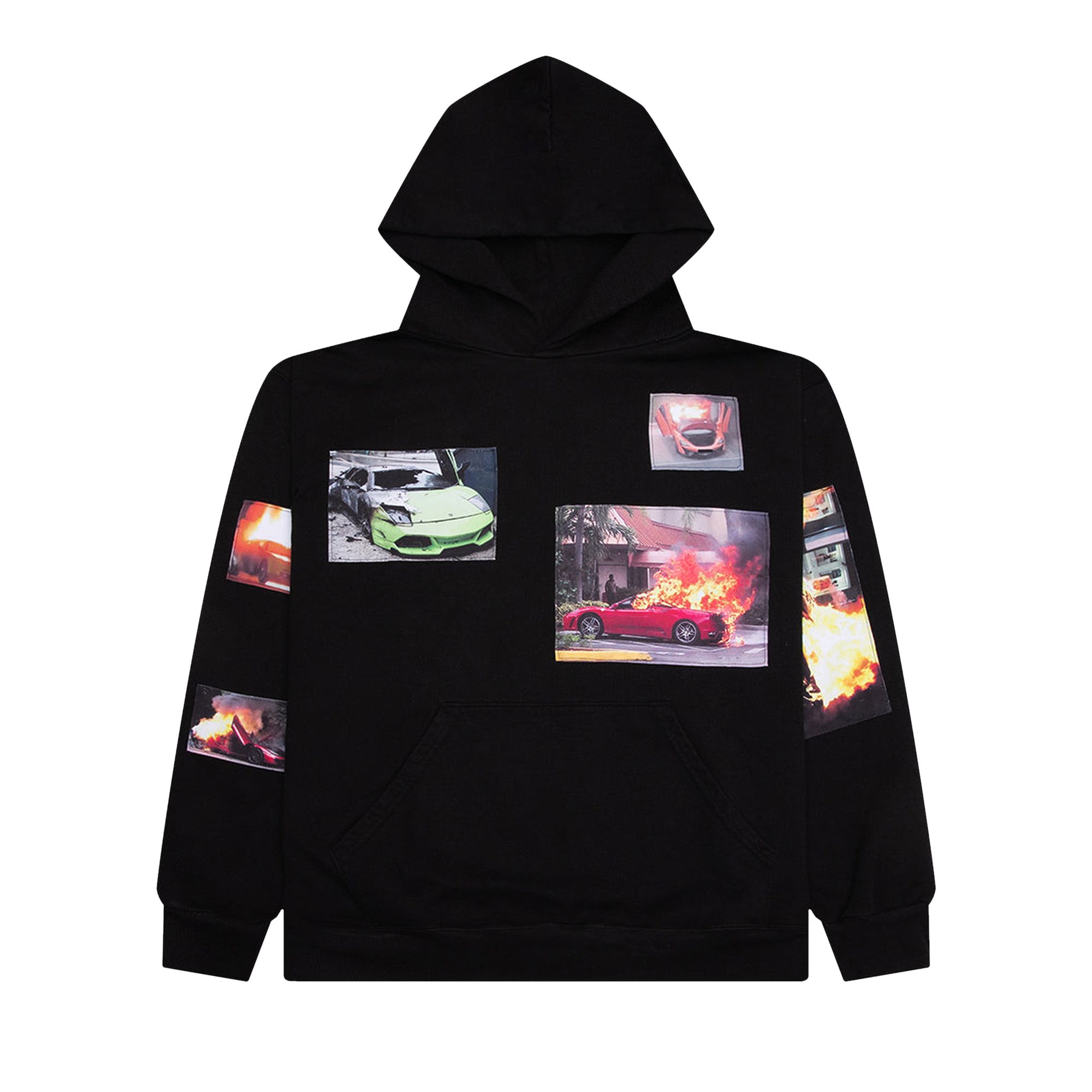 Pre-owned Anti Social Social Club Totaled Hoodie 'black' | Men's Size Xl